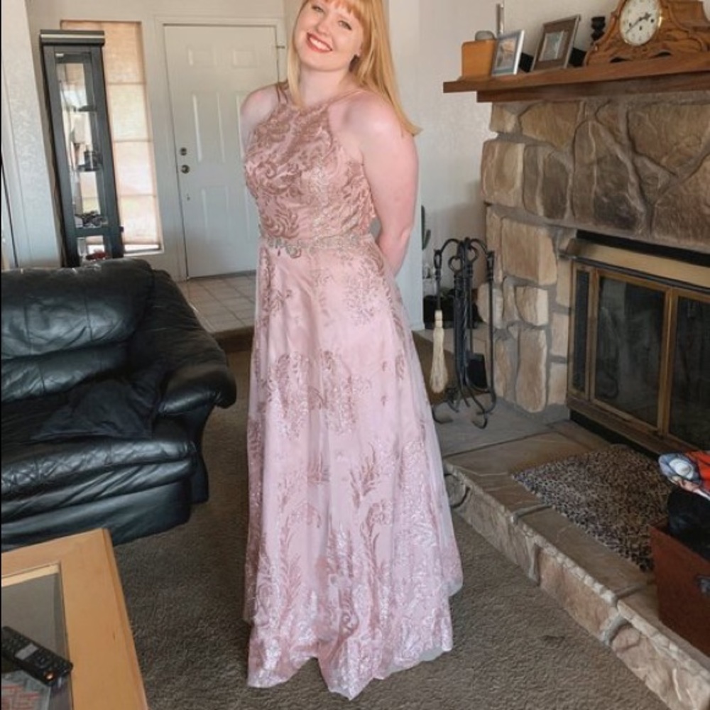 Jackie Jon designer prom dress